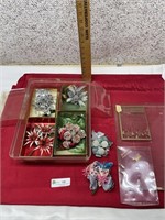 Vintage Artificial Holiday Corsages