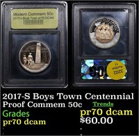 Proof 2017-S Boys Town Centennial Modern Commem Ha