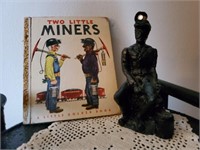 Coal miner sculpture, book
Little Golden Book