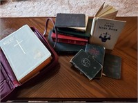Holy Bibles, religious book lot