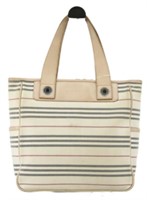 Burberry Tan Striped Handbag
