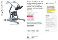 B2243  ProHeal Stand Assist Lift - Stand Transfer