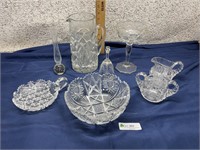 Variety of Clear Glassware