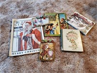 Christmas books, cards