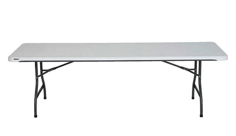 Lifetime 8' Commercial Grade Folding Table White