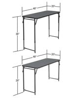 Cosco 20" x 48" Adjustable Height Table