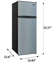 Thomson 7.5 cu.ft. Top-Freezer Refrigerator-NO BOX
