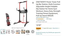 B2163 ONETWOFIT Power Tower Pull Up Bar Station