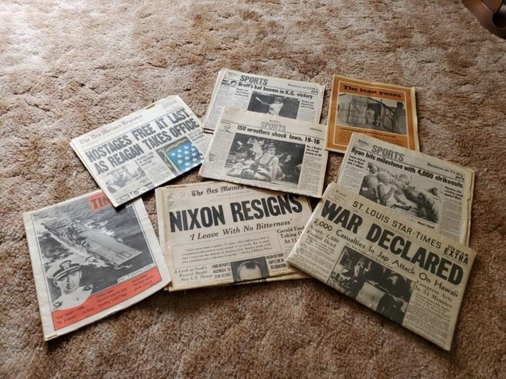 Time Capsule Newspapers