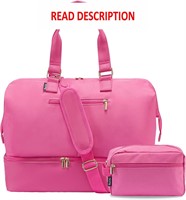 $55  Women's Weekender Bag with Shoe Compartment
