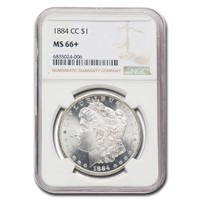 1884-CC Morgan Dollar MS-66+ NGC