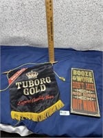 Tuborg Gold Banner & Wood Bar Sign