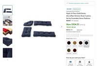 E8109   Denim Microfiber Nook Cushion Set