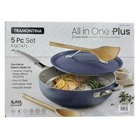 N4568 Tramontina 5-Quart All-in-One Pan Blue