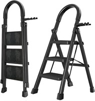 $41  Anti-Slip 3 Step Ladder  Portable  Collapsibl