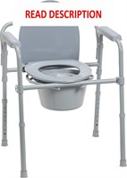 $42  Drive Medical Steel Commode