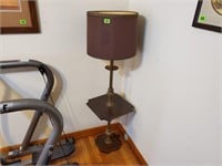 Vintage floor lamp table