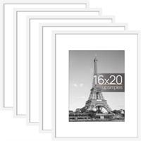 $46  16x20 upsimples Picture Frame Set of 5  White