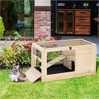 Wooden Guinea Pig House & Ramp