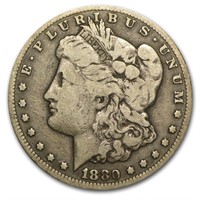1880-CC Morgan Dollar Fine