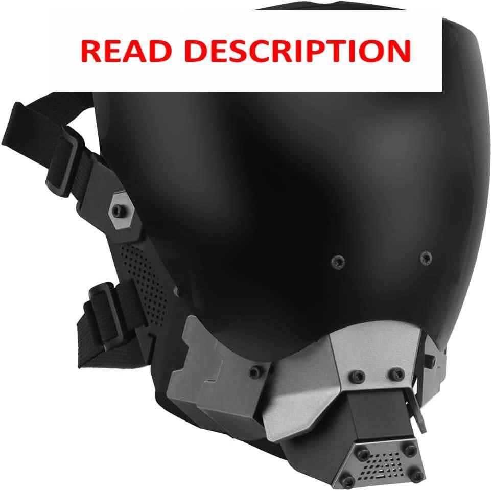 $27  Cyberpunk Airsoft Mask  Tactical Commander