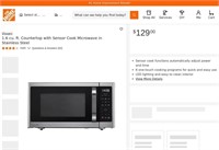 A546  Vissani 1.6 cu. ft. Microwave Stainless Ste