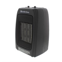 W6390  Comfort Zone CZ442 Portable Heater Black