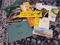 John Deere, farm literature, manuals, calendars