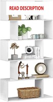 $78  Function Home 5-Tier S Shaped Shelf  White
