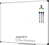 M9656  48 x 36in Magnetic Dry Erase Whiteboard