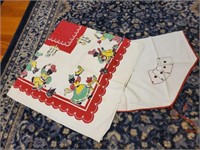 Vintage, card tablecloths (2)