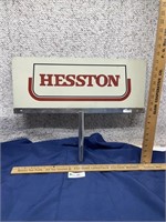Hesston Sign on Holder