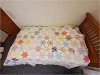 Antique star quilt
hand pieced, hand quilted
6'