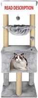 $38  43.3 Grey Cat Trees with Houses  Design
