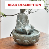 $50  Blue Ceramic Buddha Tabletop Fountain for Hom