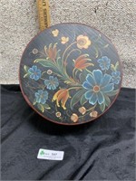 Folk Art/ Rosemaling Style Covered Box