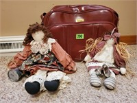 Travel bag, Kitchen Angel, garden dolls