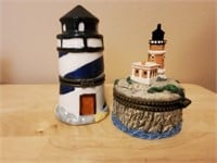 Lighthouse trinket boxes (2)