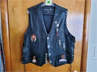 Crazy Horse leather biker vest
by Leather