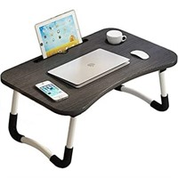 N4828 Laptop Desk Foldable Tray Table Black