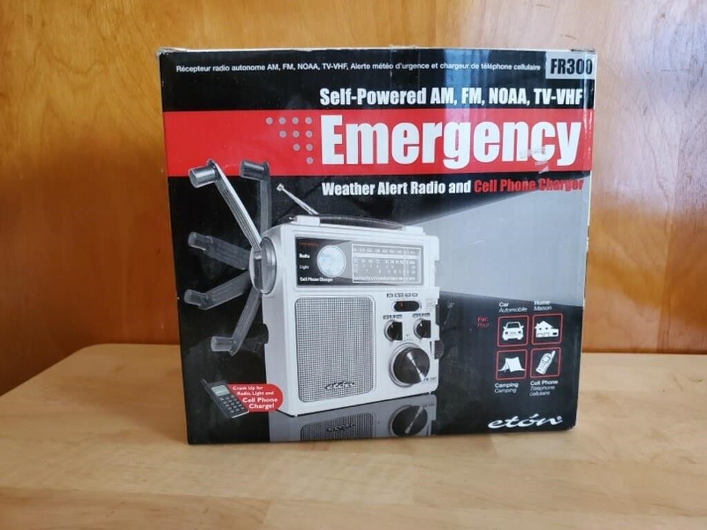 Emergency weather radio