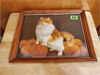 Fall cat artwork
framed print