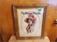 Framed Modern Priscilla magazine cover
September