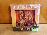 NWT Roy Rogers & Dale Evans wall clock
new in