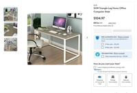 E1528  SHW Triangle-Leg Home Office Computer Desk