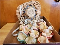 Handmade party favor cups, decorative hat