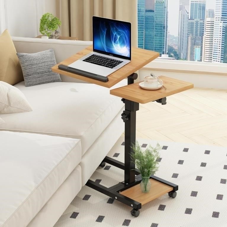 FB2789  Adjustable Laptop Stand with Wheels Swive