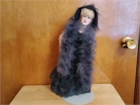 Mae West porcelain doll