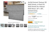R551 Art3d Cement Texture 3D Wall Panels