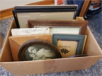 Box of picture frames
5" x 7" and larger